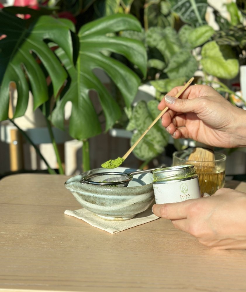 Tropical Bliss: Creamy Coconut Mango Matcha Smoothie (Vegan Option) - NOA MATCHA