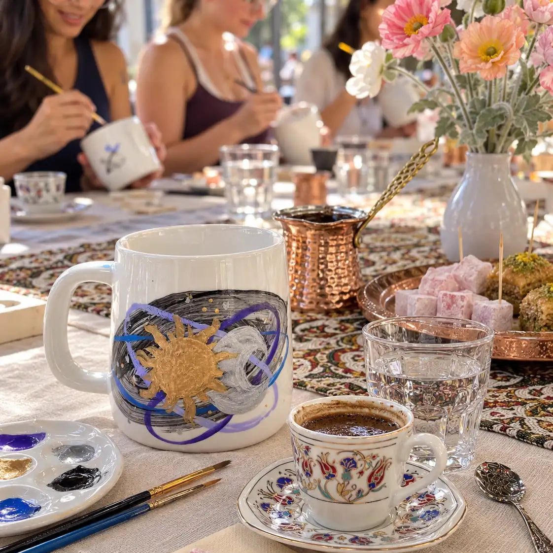 Turkish Coffee & Ceramic Painting Workshop - Gold Coast