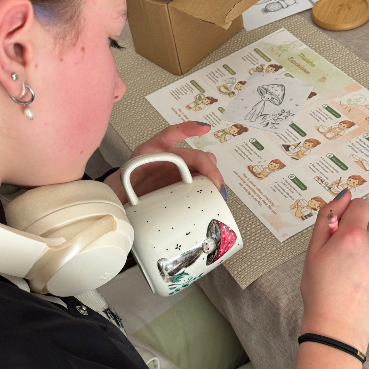 Matcha & Ceramic Painting Workshop - Ipswich
