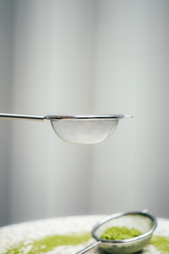 NOA matcha sifter for smoother foam