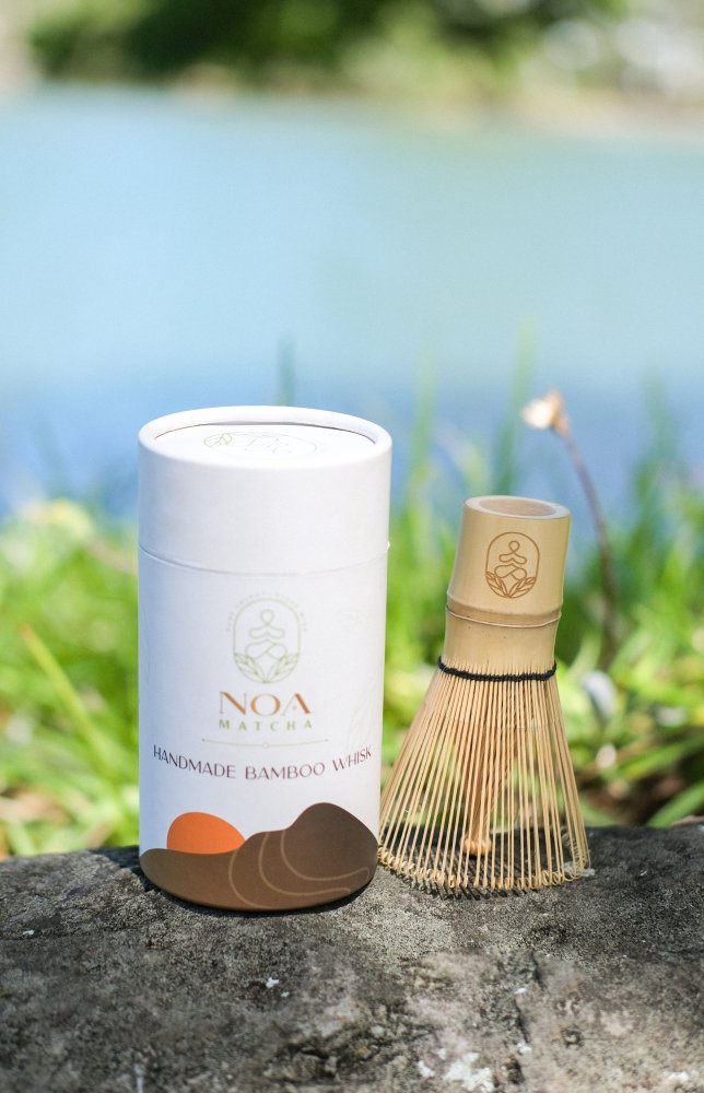 Bamboo chasen whisk for ceremonial matcha