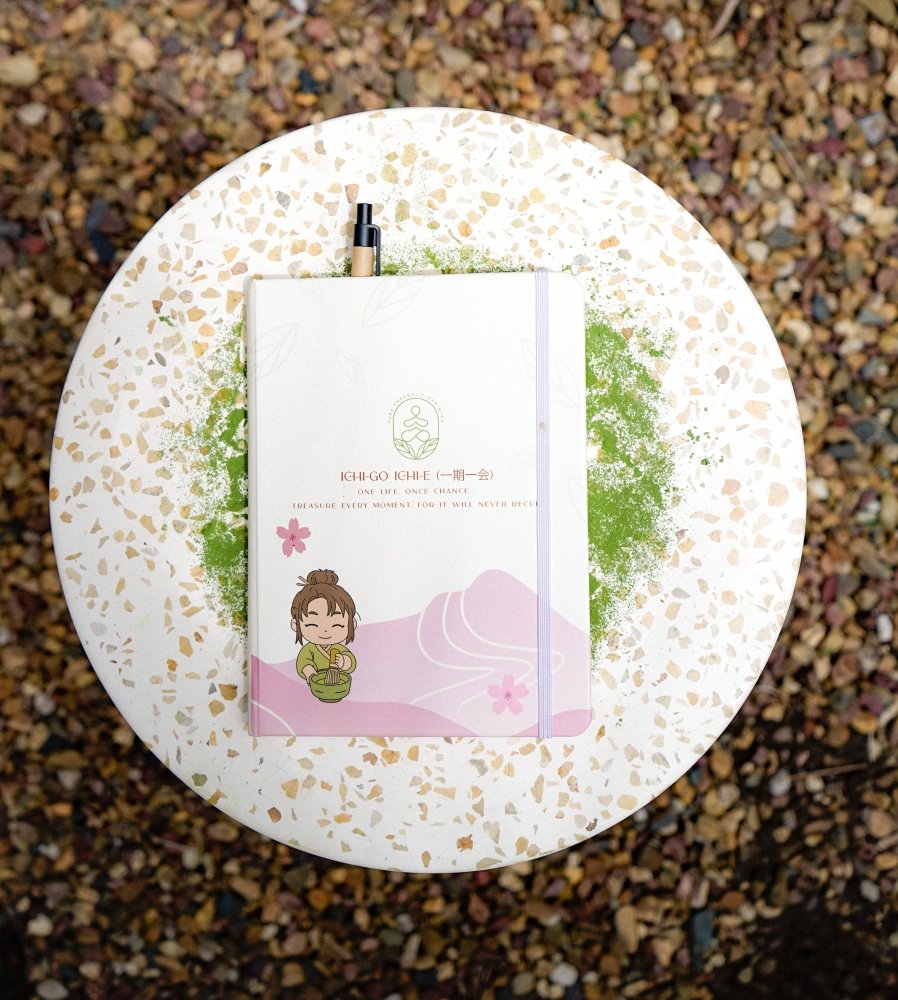 NOA Matcha A5 journal hardcover - front cover