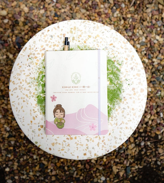 NOA Matcha A5 journal hardcover - front cover