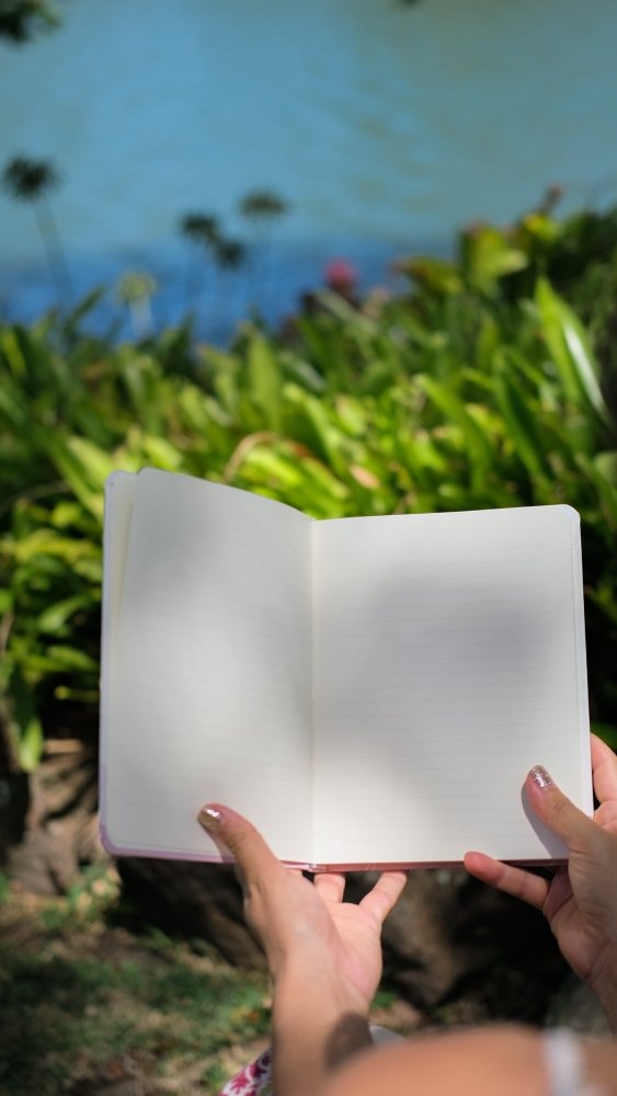 Hardcover A5 journal for planning and reflection