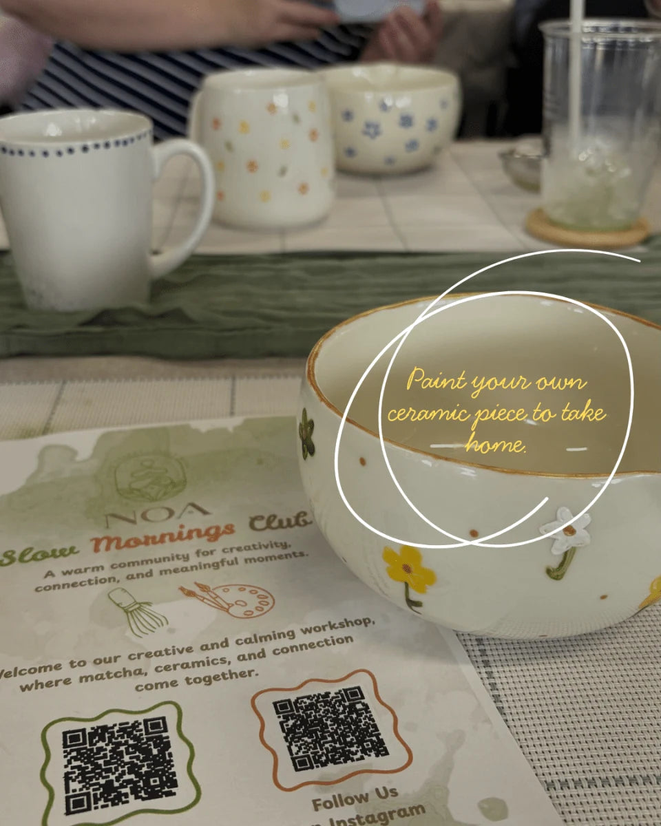 Matcha and Ceramic Painting Experience (Hobart)