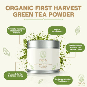 Ceremonial Grade-Organic NOA Matcha 30gr