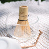 Traditional bamboo matcha whisk for clump-free matcha