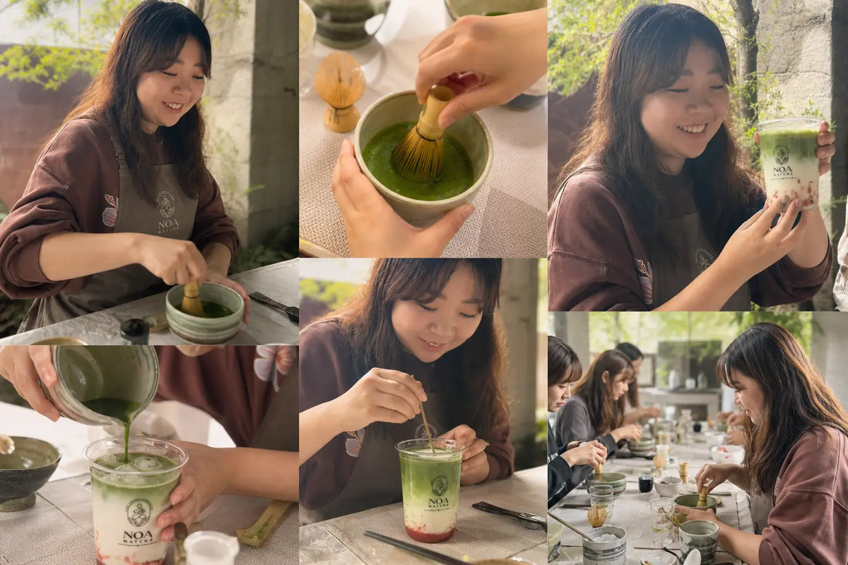 NOA Matcha ceremonial grade, whisked and ready